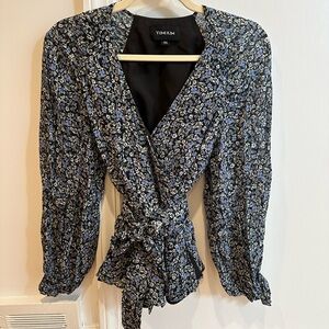 Yumi Kim Floral Women's Wrap Blouse